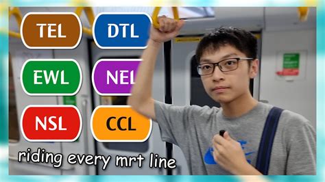 i rode every MRT line in Singapore and rated them!.